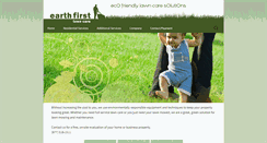 Desktop Screenshot of earthfirstlawncare.com